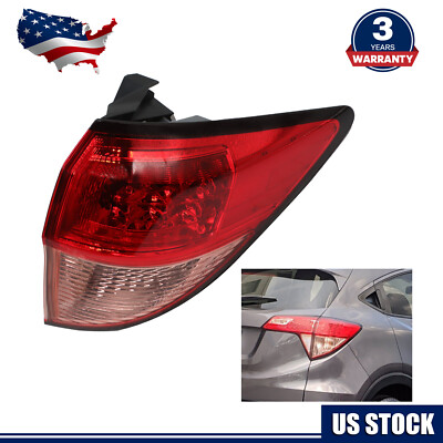 Outer Red Tail Light Passenger Side Lamp For 2016 2017 2018-2022 Honda HRV HR-V