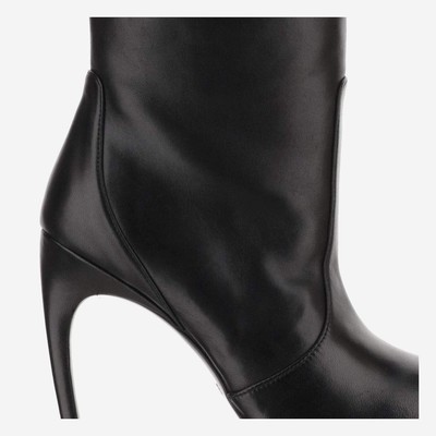 Pre-owned Stuart Weitzman Luxecurve 100mm Boots In Black