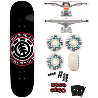 Professional Skateboard Complete Element Seal + Independent Trucks Triclops Whe