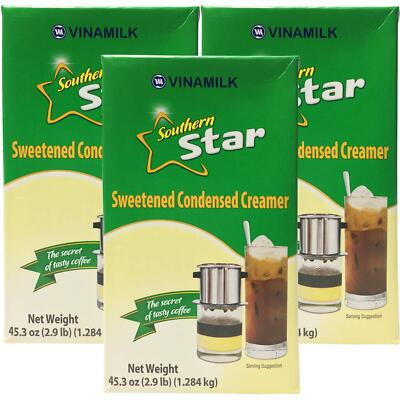 Vinamilk Sweetened Condensed Milk Creamer 45.3 oz Box Concentrated Sweet Liqu...