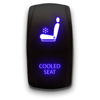 アレクサンダーページ COOLED SEAT] Laser Etched 5-Pin DPST Rocker Switch, 20A