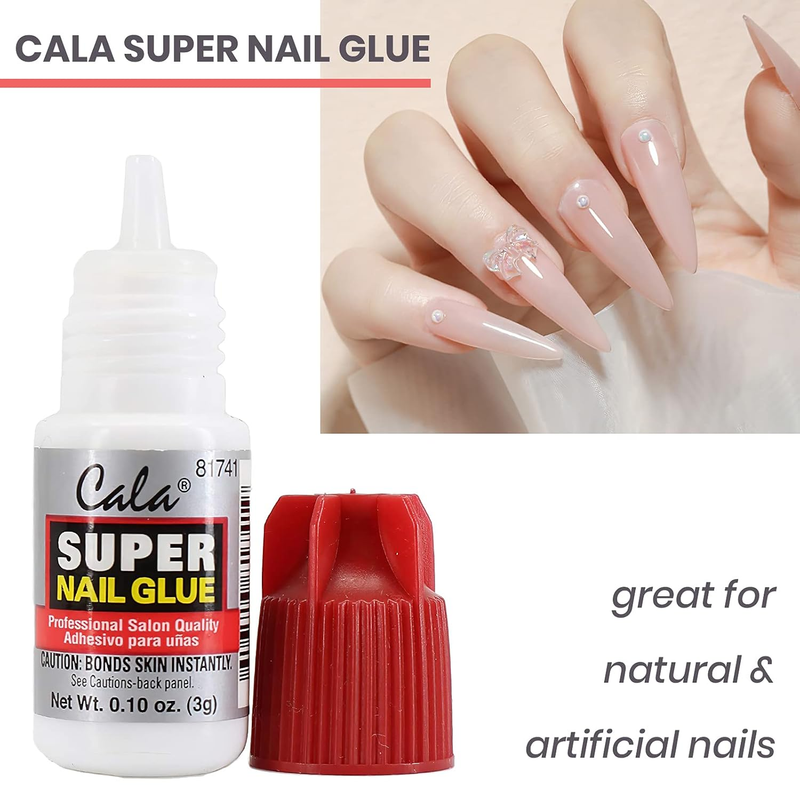 Cala Super Nail Glue Professional Salon Quality | Quick and Strong Nail Liquid A