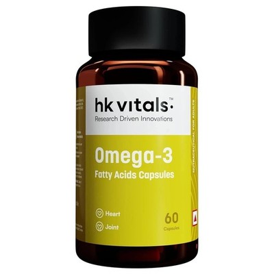 HealthKart hk vitals Omega 3 (60 Fish Oil Capsules)