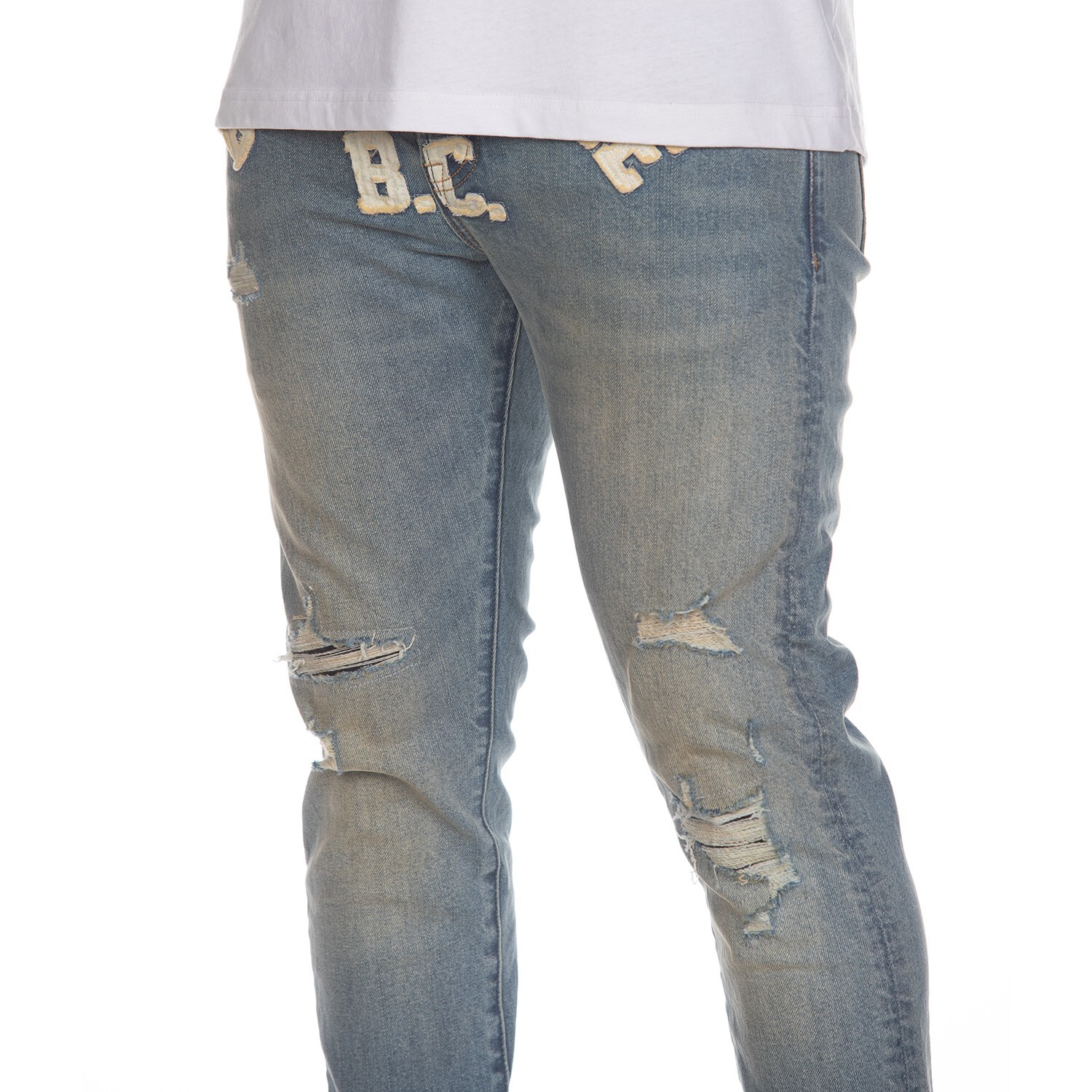 Pre-owned Billionaire Boys Club Clothing Men's Slim Fit Jeans In Ozone