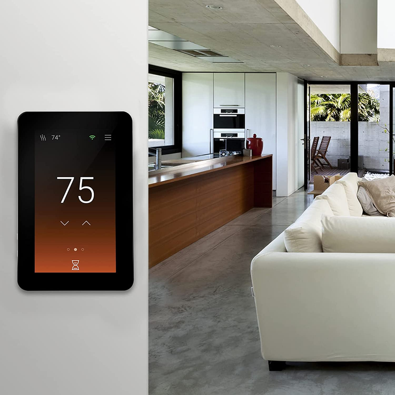 Connectplus Programmable, Smart Thermostat for Electric Floor Heating with Home