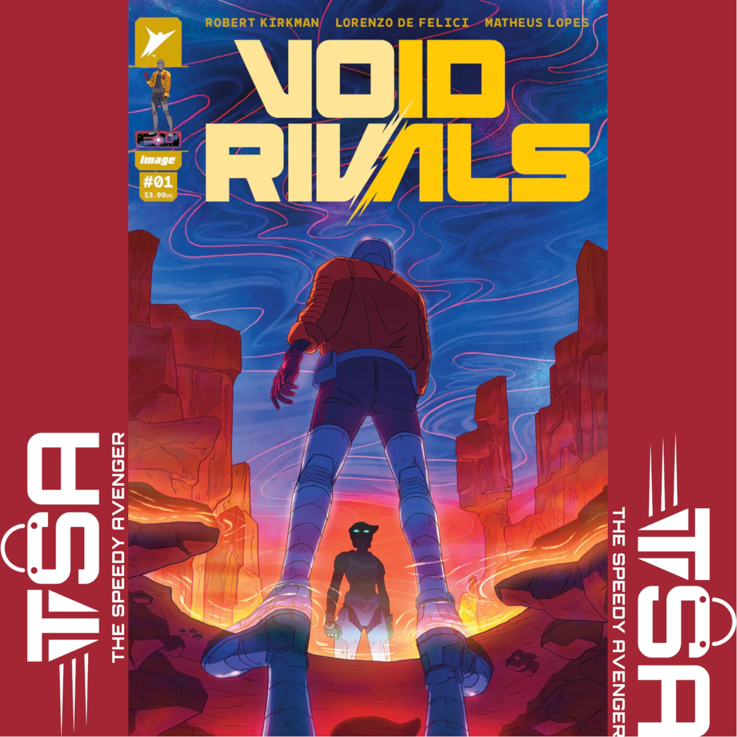 VOID RIVALS #1 Ainsworth Lin Variant Cover TRANSFORMERS! Limited 1000 Kirkman
