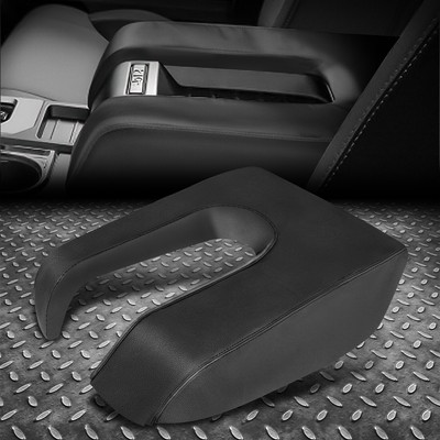ДЛЯ 14-19 TOYOTA TUNDRA ЧЕХОЛ ДЛЯ ПОДЛОКОТНИКА ЦЕНТРАЛЬНОЙ КОНСОЛИ ИЗ ИСКУССТВЕННОЙ КОЖИ ЧЕРНОГО ЦВЕТА