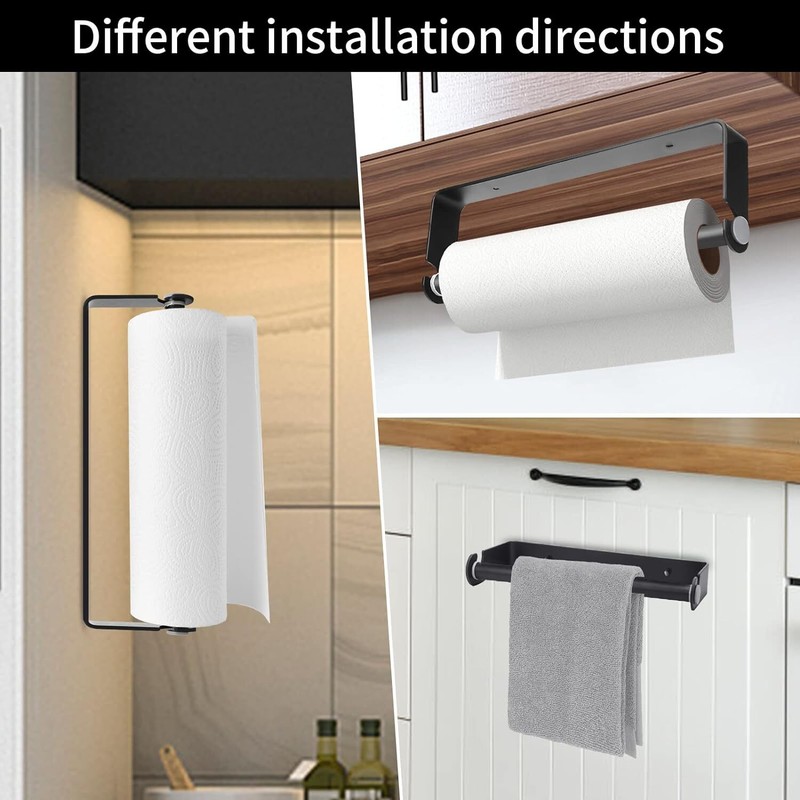 - under Cabinet Paper Towel Holder for Kitchen Wall Mount Paper Roll