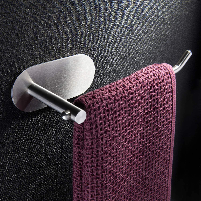 Ring Self Adhesive Hand Towel Holder For Bathroom Kitchen Ha