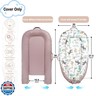 Baby Lounger Cover for Newborns, 100% Cotton Soft Portable Baby Nest Lounger Cover, Breathable Infant Lounger Replacement Cover, Lounger Pillow Cover Fit for Snuggle Me, Cover Only(Animal Pattern)