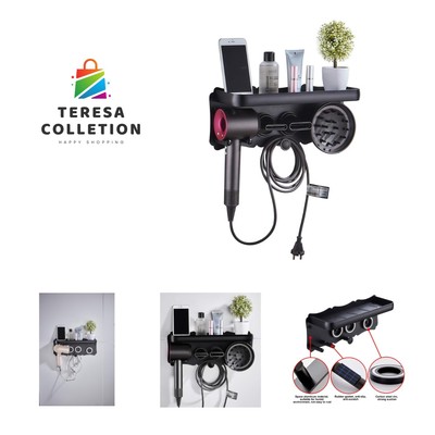 Magnetic Supersonic Hair Dryer Accessories Metal Wall Mount Holder Hanger for...