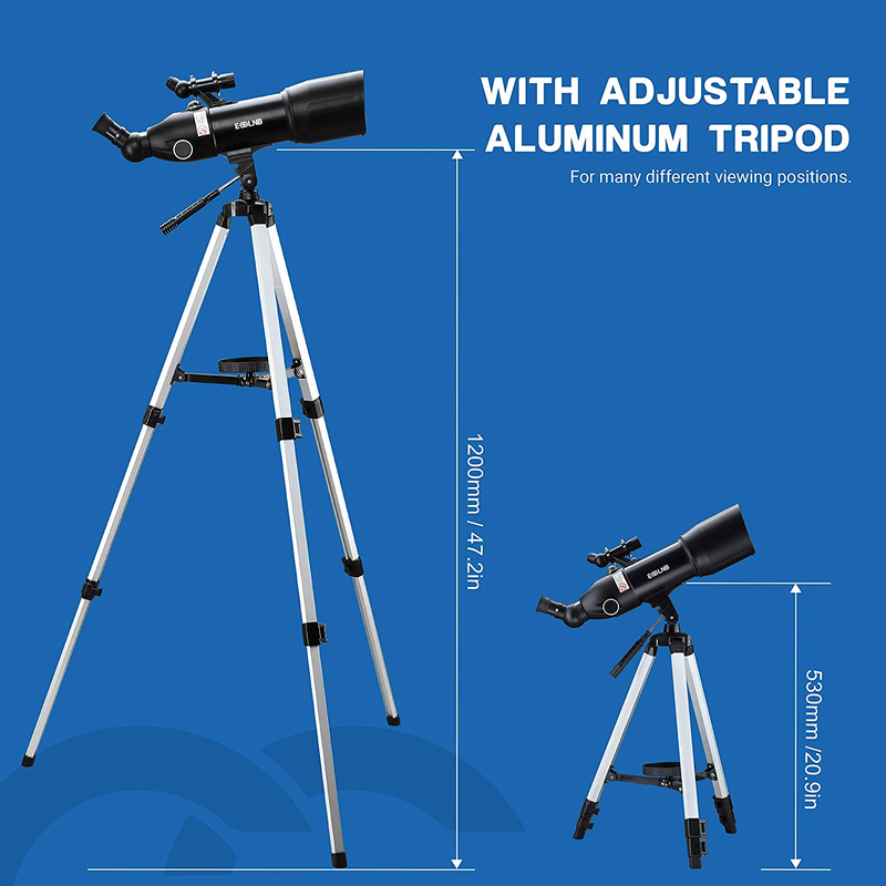 Telescopes for Adults Kids Astronomy Beginners 80Mm Astronomical Telescopes with