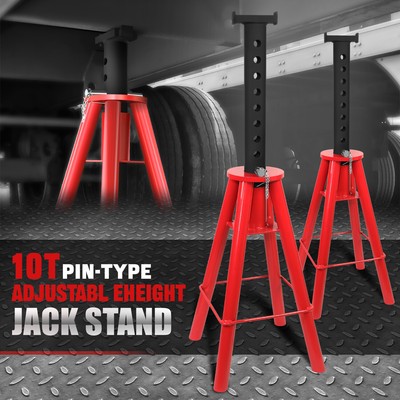 [2ШТ] 28-47,5 Штифтовая подставка для автомобильного домкрата-контейнера весом 10 тонн с регулируемой высотой 28-47,5 дюймов