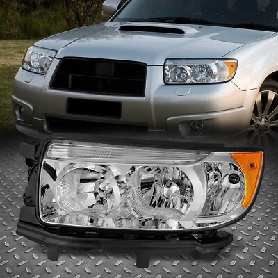 Для 06-08 Subaru Forester OE Style Левая боковая галогенная фара водителя Налобный фонарь