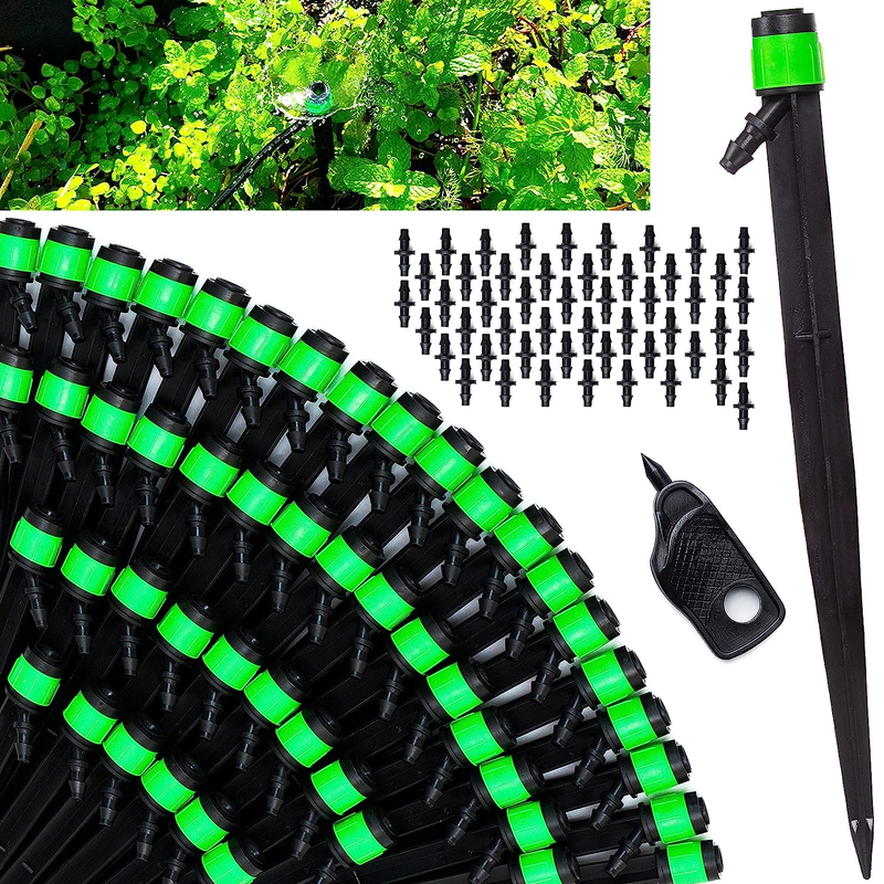 CARPATHEN Drip Irrigation Emitters Vortex - 50 Pcs Drip Sprinkler Head for 1/4 I