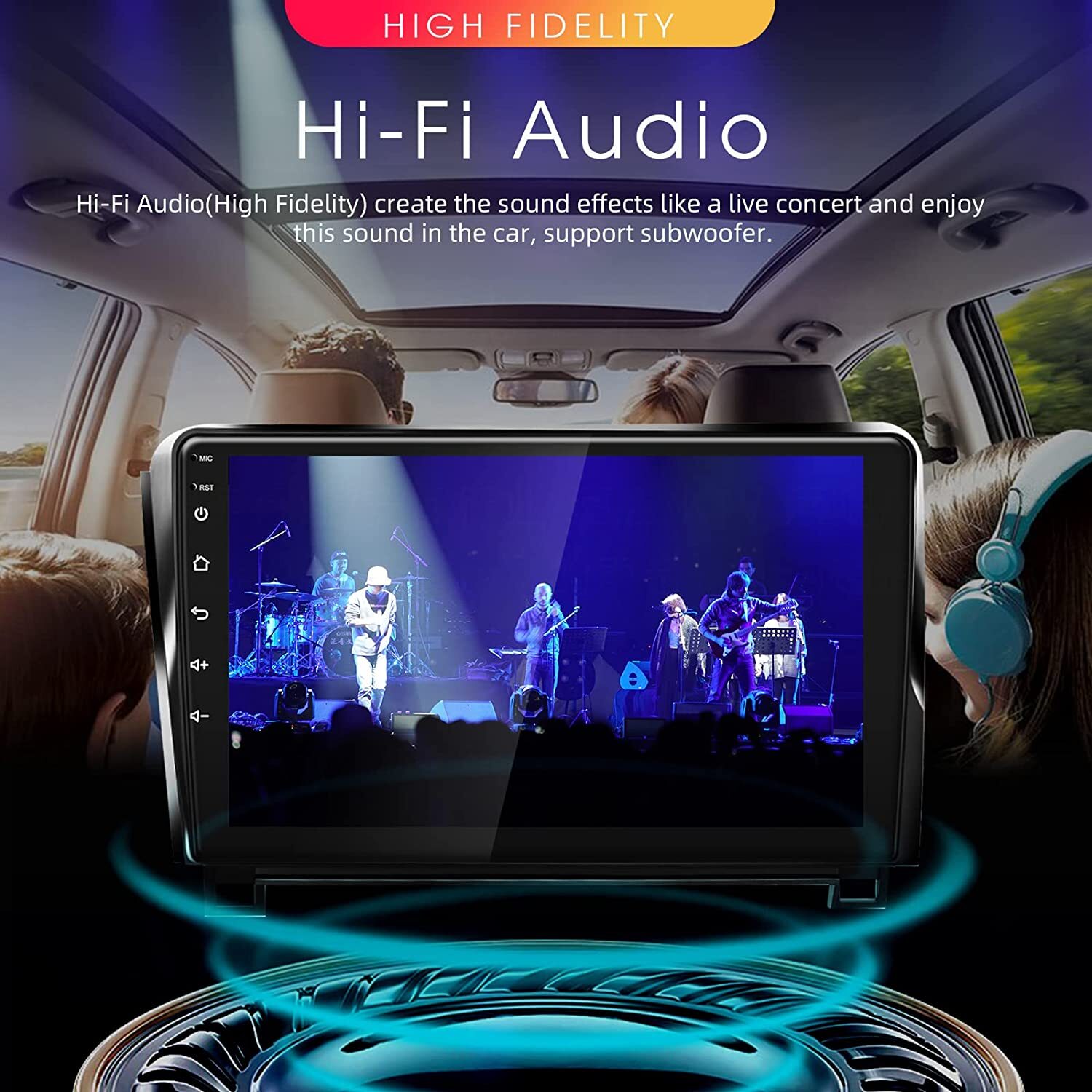 Apple - てん Plug Play Toyota 7'' Android Auto CarPlay Car Stereo GPS
