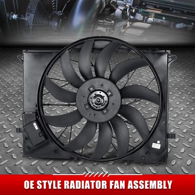 Для 00-06 Mercedes CL500 CL55 AMG S350 S430 S500 Вентилятор охлаждения радиатора в сборе