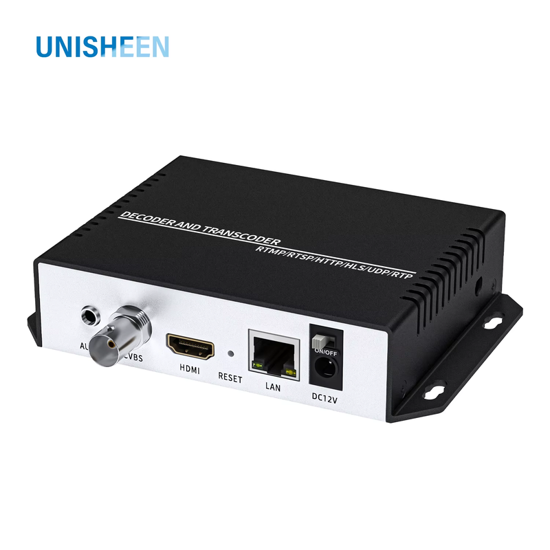 Topbox 4K60 Interlance Stream H.265 H.264 Transcoder SRT RTSP Rtmp HDMI Video De