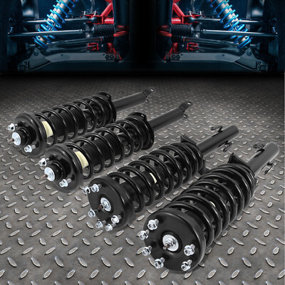 Для 08-12 Honda Accord Передние и задние стойки L + R в сборе с винтовой пружиной