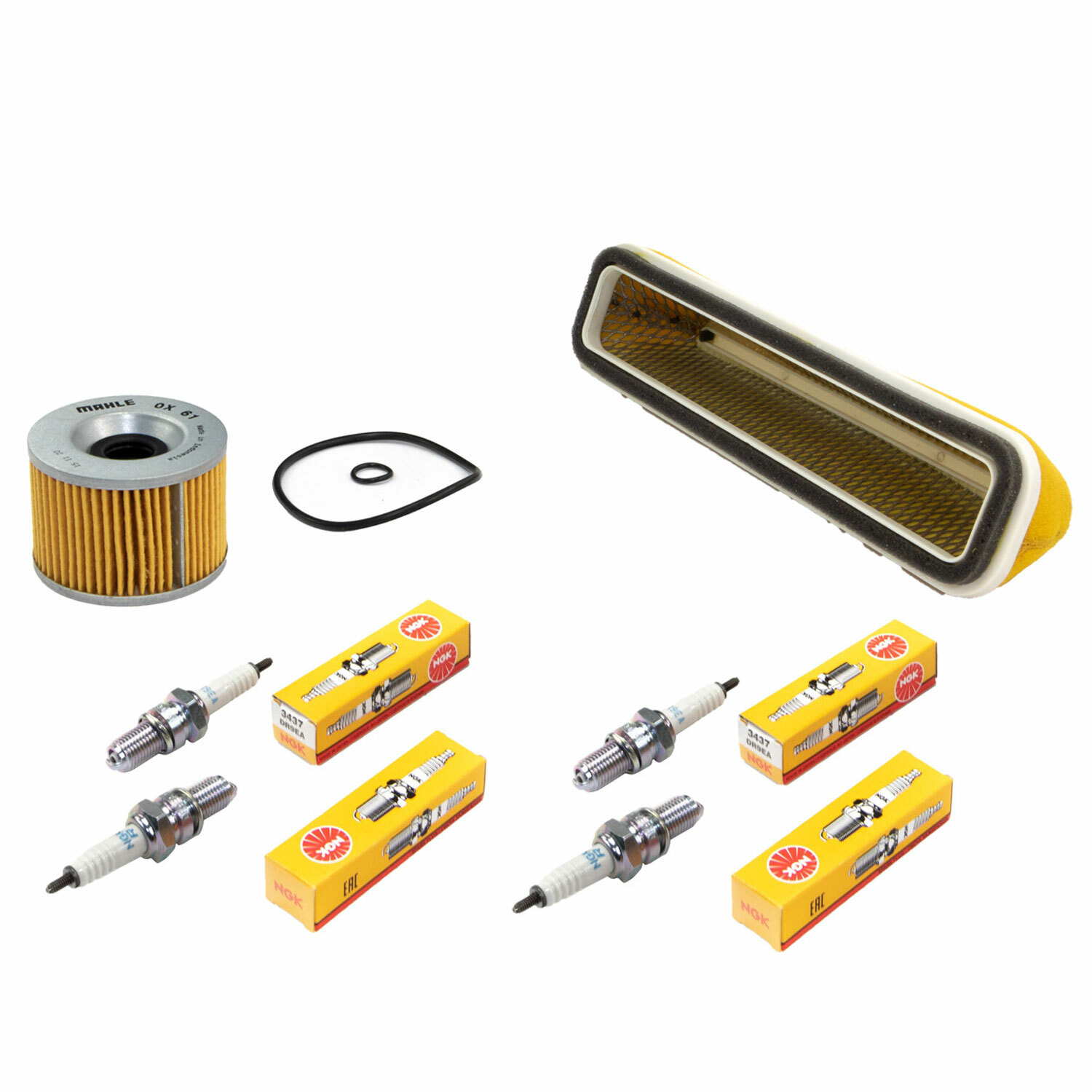 Paket für Kawasaki GTR 1000 ZGT00A 96-03 Wartung Luftfilter Ölfilter Zündkerzen