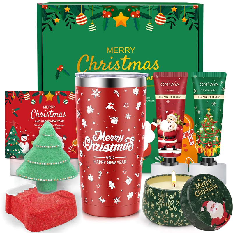 Christmas Gifts Set for Women - Ideas Relaxing Spa Gift Christmas Basket Gift Se