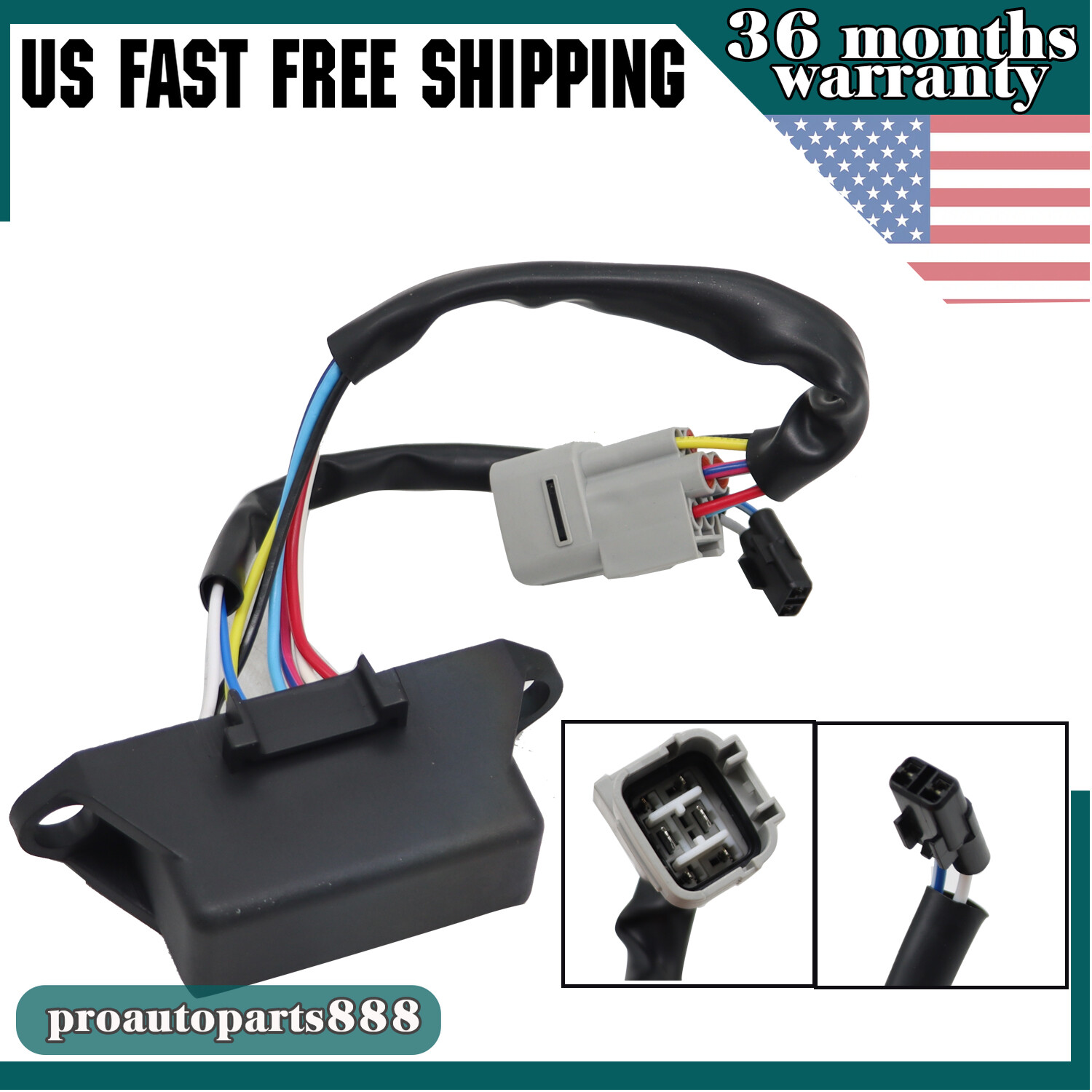 38580-HW1-672 Relay Assembly Fits For 2002-2007 Honda