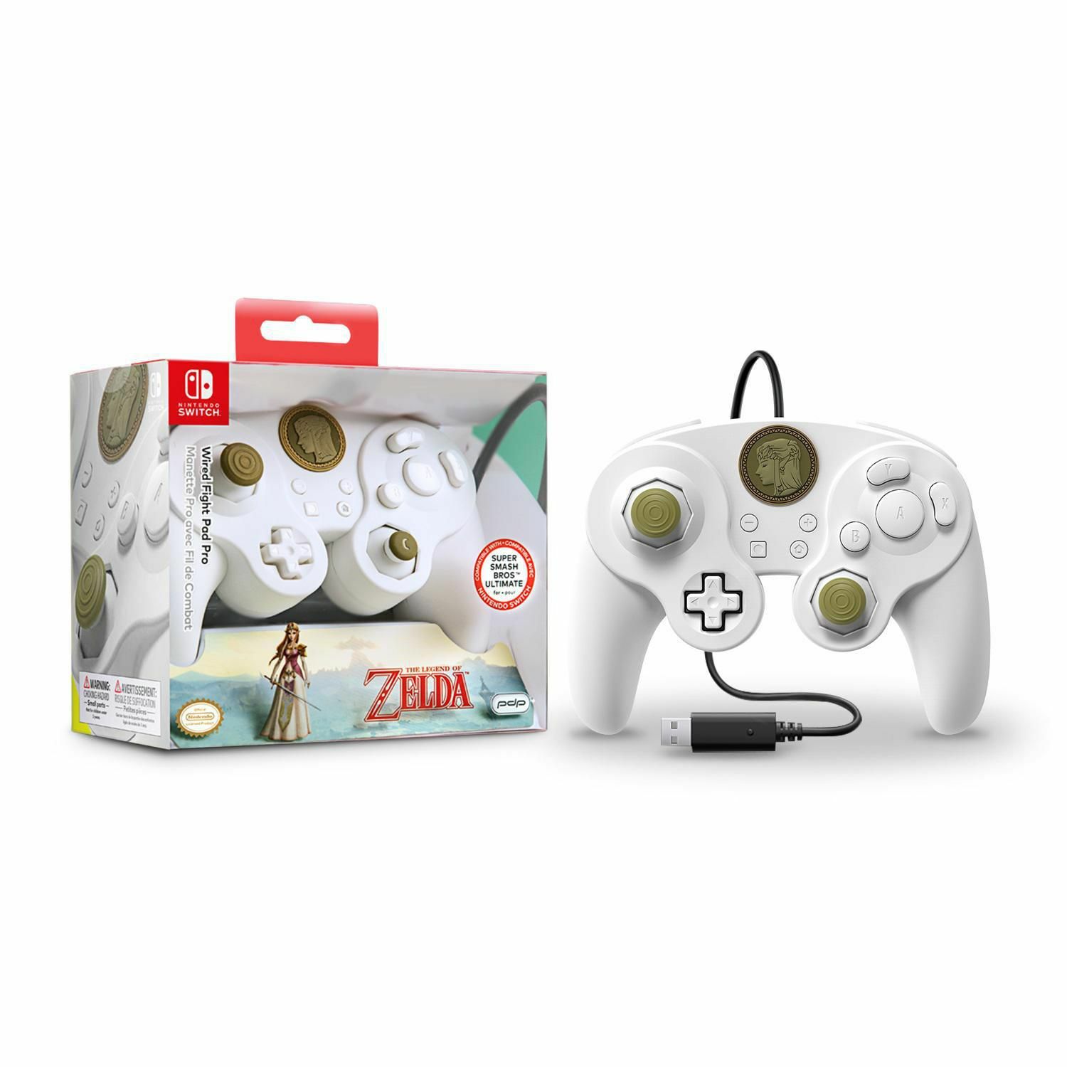 PDP *OFFICIAL* Wired Fight Pad Pro Controller *PRINCESS