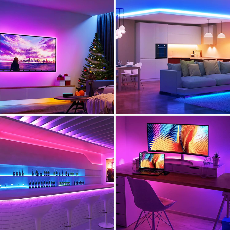 LED Lights, 16.4ft LED Lights Strip for Bedroom, 150 LEDs LED Light Strips for R