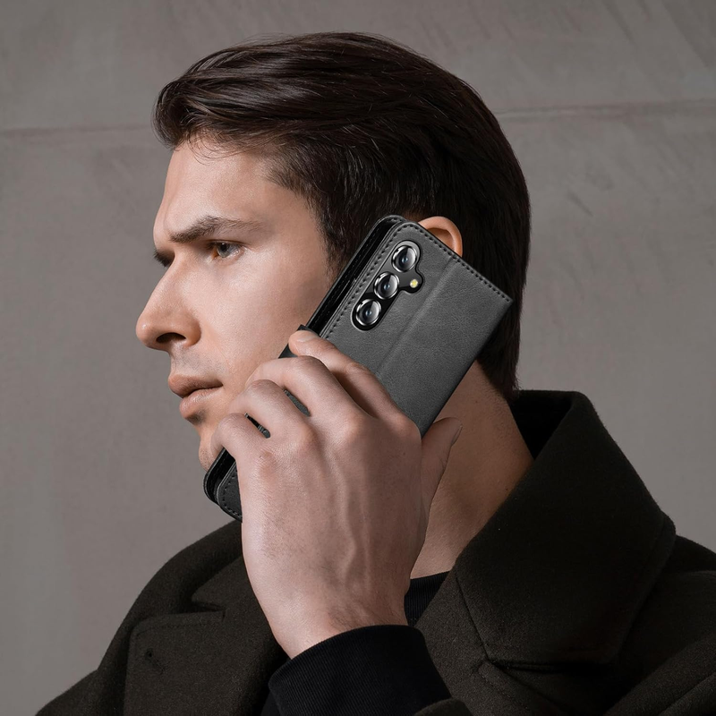 for Samsung Galaxy S25 Case for Samsung S25 Wallet Case Shockproof Flip Flap Mag