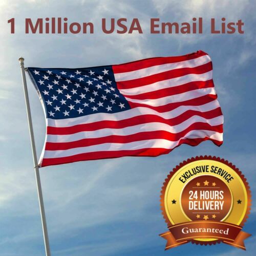 1 Million USA Email List Consumer Customer Marketing & Business Sales Database 