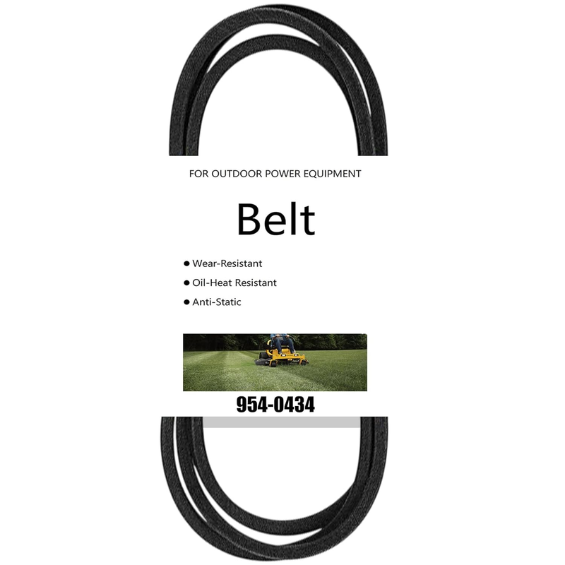 Deck Drive Belt 954-0434 754-0434 for Craftsman Cub Cadet MTD Troy-Bilt 1/2" X