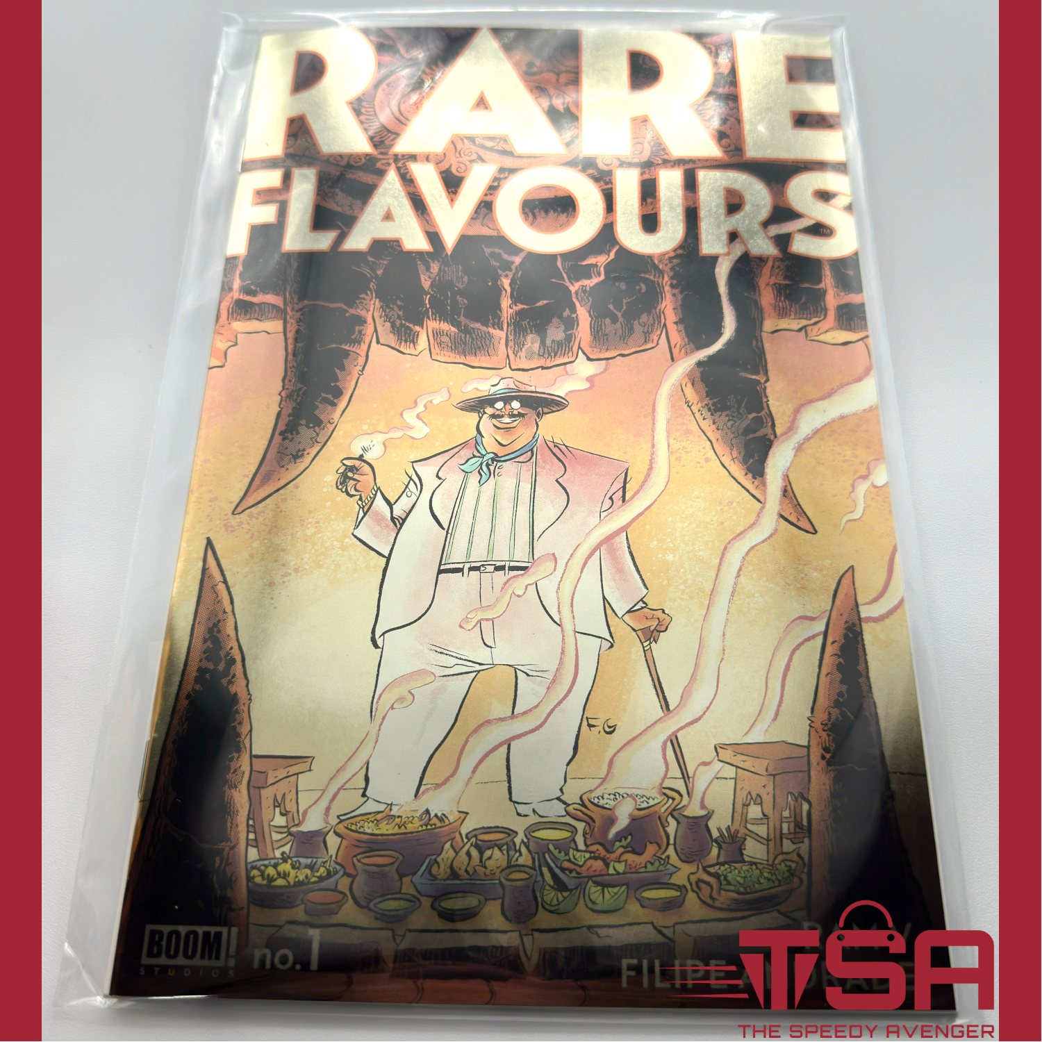 RARE FLAVOURS #1 Fábio Moon Foil Variant BOOM! Comics 2023 Ram V. Filipe Andrade