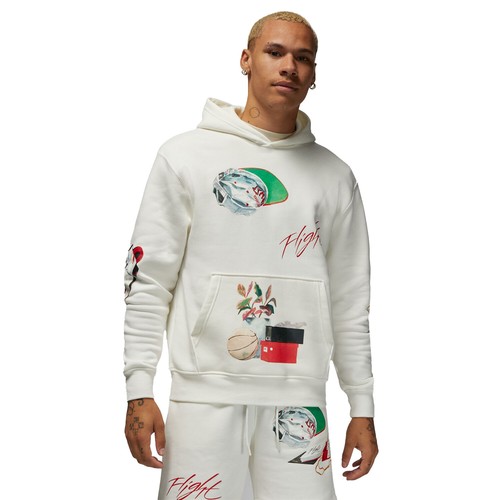 

Мужская толстовка с капюшоном Jordan Artist Series от Jacob Rochester, цвет паруса, черный DQ8043-133, Sail-black-university red