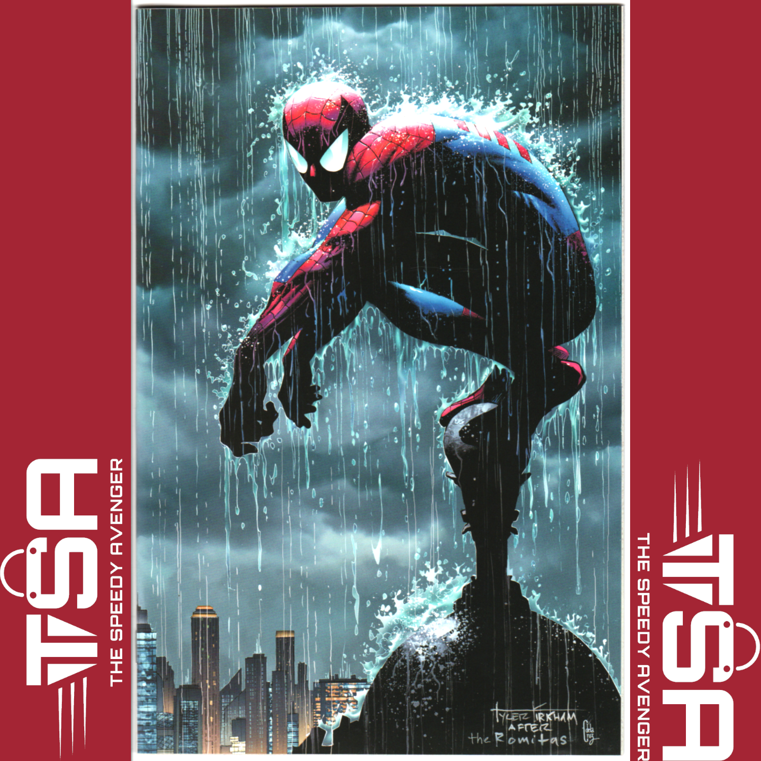 AMAZING SPIDER-MAN #26 (Vol 6) Tyler Kirkham Romita Homage Virgin KAMALA KHAN