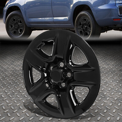 ДЛЯ 06-12 TOYOTA RAV4 17x6, 5 ЧЕРНАЯ ГЛЯНЦЕВАЯ КРЫШКА СТУПИЦЫ КОЛЕСА ИЗ НЕРЖАВЕЮЩЕЙ СТАЛИ OE