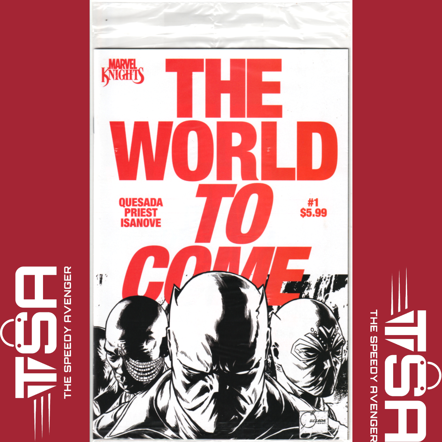 MARVEL KNIGHTS THE WORLD TO COME #1 Jon Quesada One-Per-Store Surprise Variant
