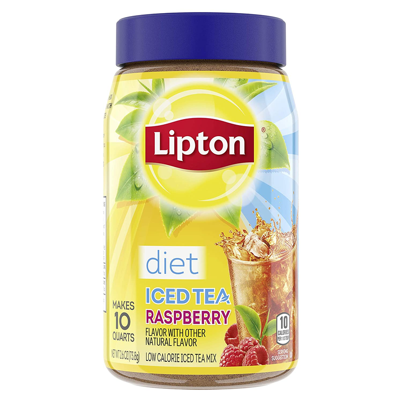 Mix, Raspberry Tea, Decaf Tea, Diet Tea, Makes 10 Quarts