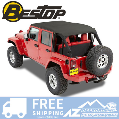 JEEP★LADY'S_Short Safari Jumper Bestop Cable Style Header Safari Bikini Top for 18-24 Jeep