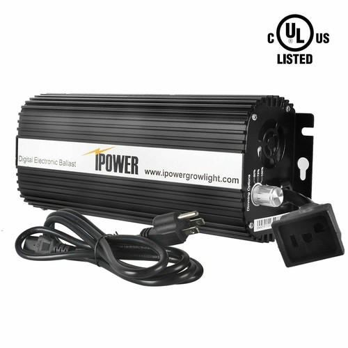 iPower Digital Dimmable Electronic Ballast for Hydroponics HPS MH Grow Light