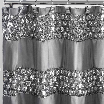 Bling on sale shower curtain