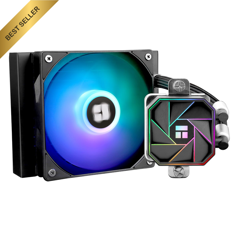 Aqua Elite 120 V3 Liquid CPU Cooler,Argb PWM Fans,120Mm Aio Water Cooling System