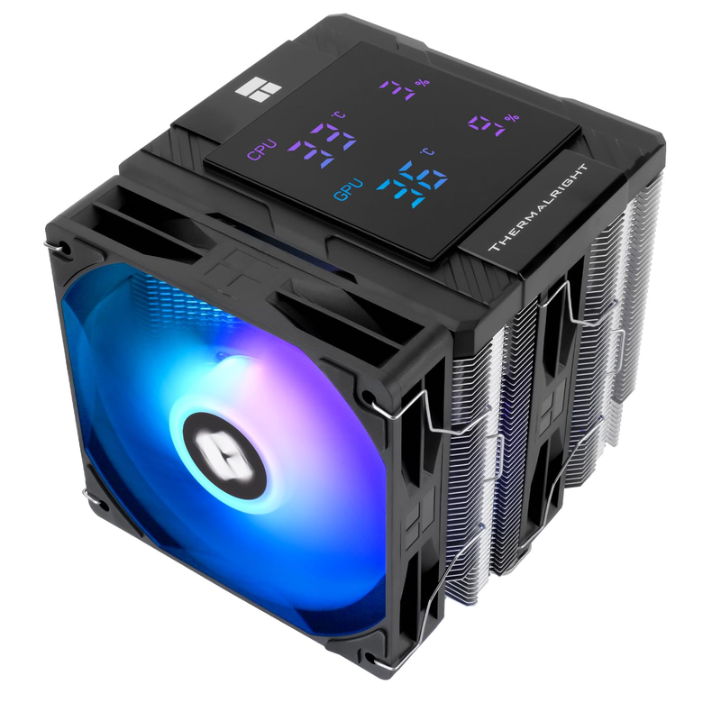 Peerless Assassin 120 Digital ARGB Black CPU Cooler, Dual Towers A