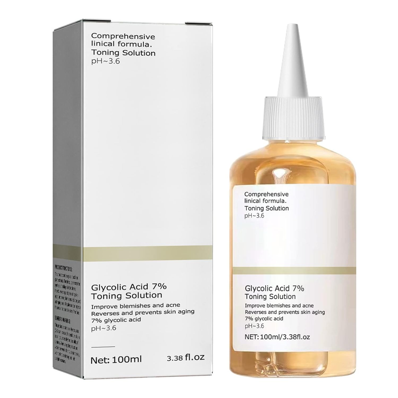 Glycolic Acid 7% Toner, Glycolic Sour 7% Toning Resurfacing Solution (100/240ML)