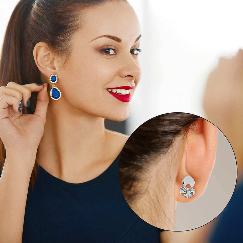 MOLIK Earring Lifters Backs 6 Pairs Adjustable Hypoallergenic Earring Secure Bac