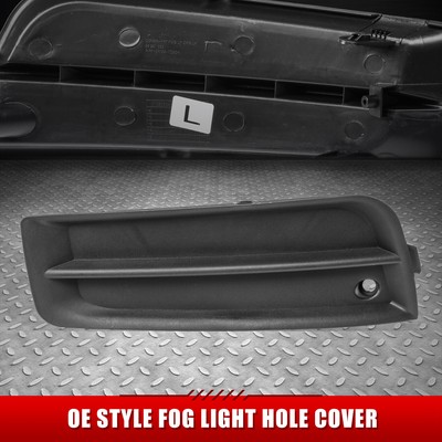 Для 11-14 Chevy Cruze без противотуманных фар в стиле OE Черная крышка противотуманной фары со стороны водителя