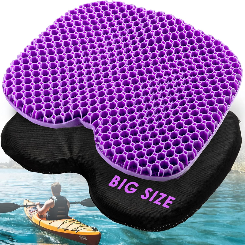 Gel Seat Cushion, Waterproof Large & Thick Kayak Seat Pad For It