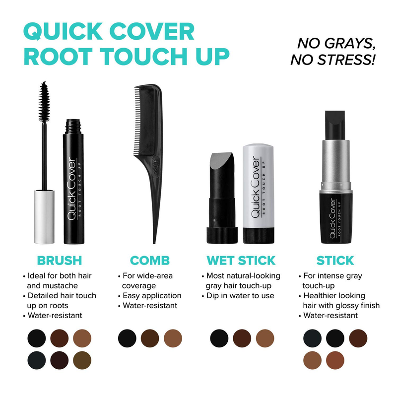 KISS  Gray Hair Touch up Stick (Black)