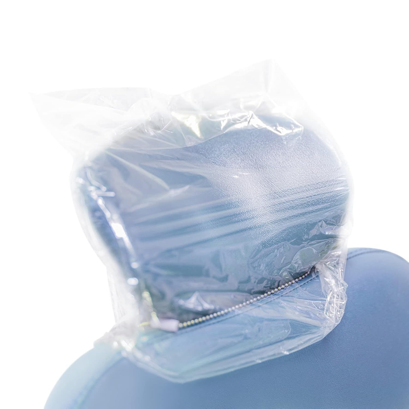 JMU 250 Pcs Dental Headrest Covers, 10"X14" Disposable Clear Chair Sleeves