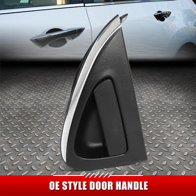 ДЛЯ 16-21 CHEVY SPARK РУЧКА ТЯГИ ЗАДНЕЙ ЛЕВОЙ ЗАДНЕЙ ДВЕРИ С ЧЕРНОЙ/ХРОМИРОВАННОЙ ТЕКСТУРОЙ