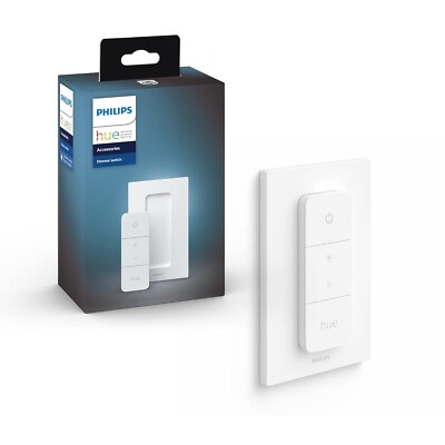 Philips Hue Smart Wireless Dimmer Switch V2 for Indoor Home Lighting, Livingroom